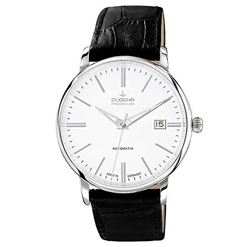 Dugena Herren-Armbanduhr 7000190 Festa Klassik - Armbanduhren für Herren, edles Design mit Automatikwerk und Saphirglas, perfekt für stilbewusste Männer.