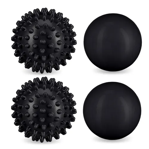Massageball Igelball Noppenball Lacrosse Ball Faszienball Stachelball 4er Set