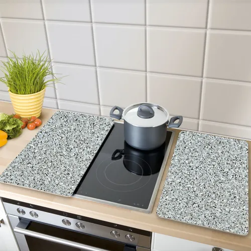 WENKO Herdabdeckplatte Universal Mod. Granit 2er Set