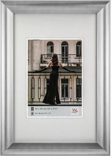 Walther Bilderrahmen Venice 40x50 cm in Silber in silber von Walther