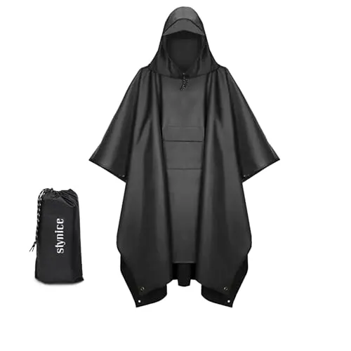 Stynice Leicht Wasserdicht Regenponcho Herren & Damen