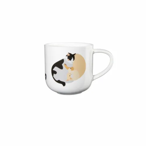 Produktbild ASA Selection coppa cats & dogs Henkelbecher Siesta Kaffee Tasse Becher 400 ml