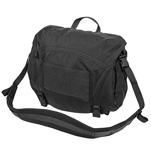 Helikon-Tex Urban Courier Bag - Große Laptop-Tasche aus Cordura, Schwarz - Gürteltaschen und Rucksäcke, langlebig und wasserabweisend, ideal für den urbanen Einsatz und sichere Aufbewahrung von Laptops.