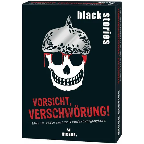 Moses black stories Vorsicht, Verschwörung! (Deutsch, 2 - 10 Spieler) (90054)