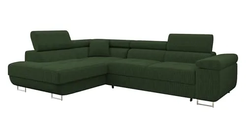 Mirjan24 Ecksofa Torezio Cord mit Schlaffunktion