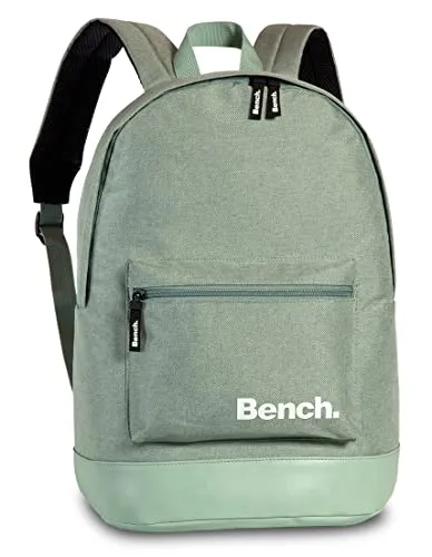 Bench Rucksack - Sportlicher Freizeitrucksack in Grün-Mint - Daypack aus strapazierfähigem 600D Polyester, ideal für Freizeit und Sport, Größe 31x42x20cm, klassisches Design in grün-mint.