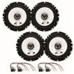 ALPINE SXE-1725S 16,5 cm vorne und hinten Einbauset für Golf 3 Vento Passat 35i