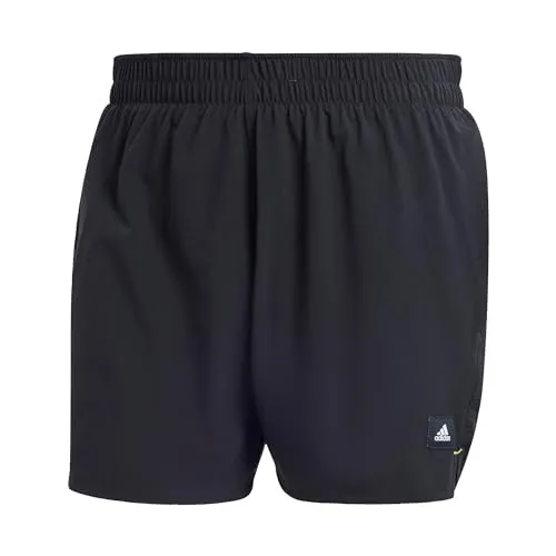 Adidas Herren Versatile Swim Shorts, Black/Lucid Lemon, L