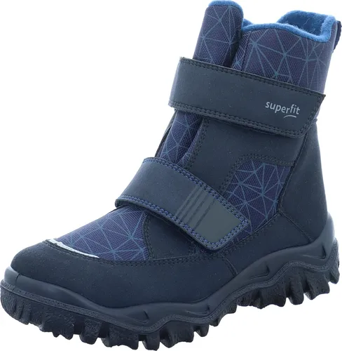 Superfit Jungen HUSKY - warme Gore-Tex Schneestiefel in Blau, 33 EU - Wanderschuhe mit GORE-TEX Membran für Wasserdichtigkeit und Atmungsaktivität. Ideal für winterliche Abenteuer, mit herausnehmbarer Einlegesohle und reflektierenden Details für mehr Sicherheit.