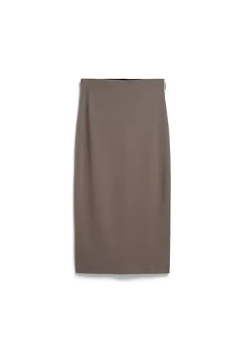 ARMEDANGELS Damen Jerseyrock PATINAA Slim Fit Walnut Cream XXL - Stylischer Jerseyrock aus 82% LENZING™ ECOVERO™ Viskose, ideal für lässige Outfits. Nachhaltig produziert in Portugal, perfekt für modebewusste Frauen.