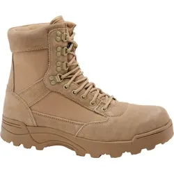 Brandit 9 Eyelet Tactical Boots in Camel, Größe 39 - Herren Militär- & Einsatzstiefel mit Thinsulate-Isolierung und rutschfester Gummiprofilsohle für optimalen Halt und Wärme.