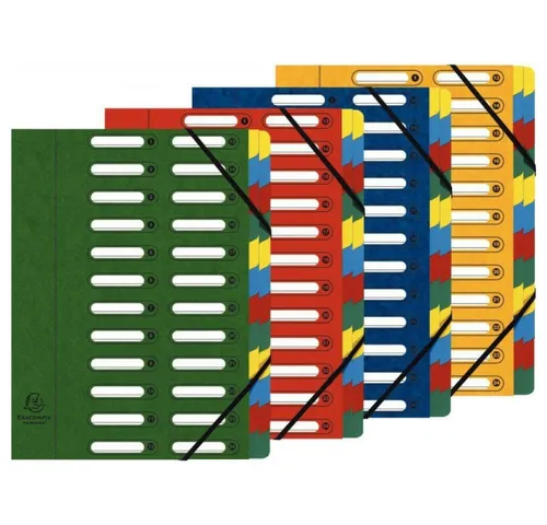 EXACOMPTA Ringbuchmappe Ordnungsmappe Exacompta - 24Fächer - farbig sortiert (1-St)