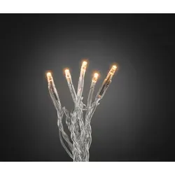 Konstsmide Micro LED Lichterkette mit 10 bernsteinfarbenen Dioden - Verschweißte Micro LED Lichterkette mit 10 bernsteinfarbenen Dioden, ideal für stimmungsvolle Dekorationen im Innenbereich. Gesamtlänge von 3,63 m sorgt für flexibles Gestalten.