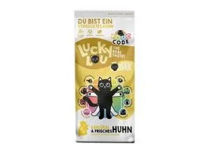 Lucky Lou Adult Geflügel & Huhn Katzenfutter 3kg - Getreidefreies Trockenfutter für ausgewachsene Katzen mit Huhn als Hauptzutat. Hochwertige Ernährung aus Österreich, ideal für die tägliche Fütterung.