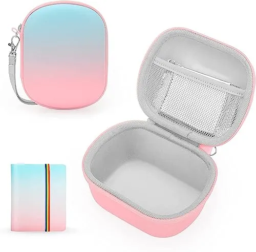 Yinke Tasche Case mit Fotoalbum für Polaroid Go 9035/9071/9070 Instant Camera, Harte Schutzhülle Kinderkamera Reisetasche Hülle - Weihnachten Neujahr Geburtstag Festival Spielzeug Geschenk