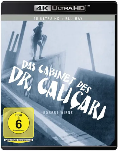 4k DAS CABINET DES DR. CALIGARI Robert Wiene 1920 CONRAD VEIDT UHD BLU-RAY Neu1