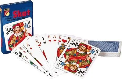 IDENA Skatkarten Französisches Blatt - Klassisches Kartenspiel - Poker & klassische Kartensets, ideal für Skatliebhaber ab 12 Jahren mit hochwertigem Spielmaterial.