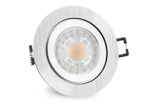 SSC-LUXon LED Außen-Deckenleuchte RW-2 dimmbar - Einbauleuchte für Bad & Außen mit IP44 Schutz, warmweißem Licht und dimmbarem LED Leuchtmittel – ideal für stimmungsvolles Licht in jedem Raum.