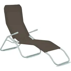 Aga Garten-Liegestuhl SIESTA Dunkelbraun von AGA