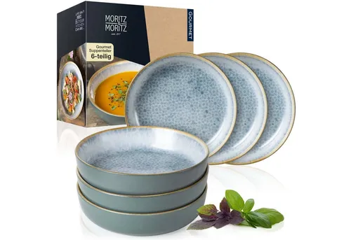 Moritz & Moritz TERRA Suppenteller 6-tlg Azurblau in blau von Moritz & Moritz
