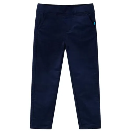 vidaXL Kids Pants Dark Navy 104