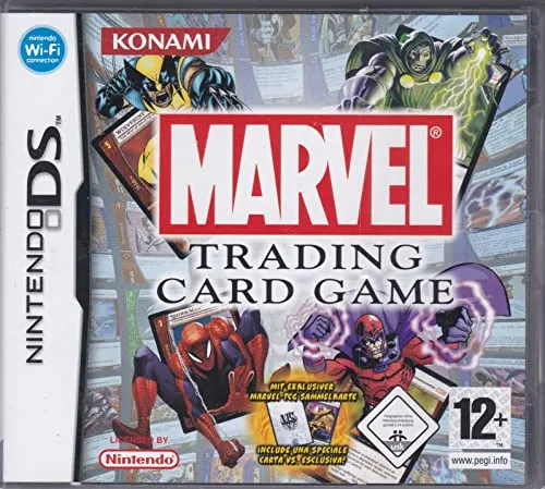 Marvel Trading Card Game - Strategisches Kartenspiel für Nintendo DS, das das epische Marvel-Universum mit allen Helden und Schurken zum Leben erweckt. Spiele im Einzelspieler-Storymodus oder im Duell-Mehrspieler-Modus!