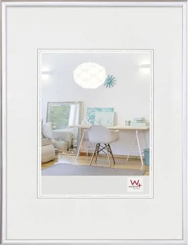 walther+ design KV824S Bilder Wechselrahmen Papierformat: 18 x 24cm Silber