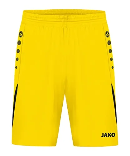 JAKO Herren Sporthose Challenge, Citro/Schwarz, M