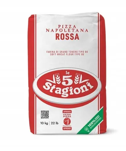 Pizza Mehl Le 5 Stagioni Napoletana 10 kg Sack - Brot & Backwaren - Hochwertiges Weizenmehl Typ 00 für authentische neapolitanische Pizza, ideal für Profis und Hobbybäcker.