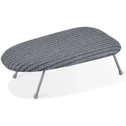 VEVOR Bügelbrett Dampfbügelbrett - Bügelbrett für Dampfbügeleisen, hitzebeständig mit 3-lagiger Struktur, inkl. 2 Baumwollbezügen für schonendes Bügeln und platzsparend klappbar.