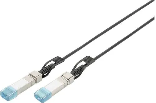 Digitus DN-81221-01 SFP Direktanschlusskabel 10 GBit/s 1 m - Netzwerk-Switches mit 10G Ethernet Unterstützung, ideal für Backbone-Verbindungen und kompatibel mit HP H3C.
