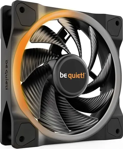 be quiet Lüfter Light Wings 120mm PWM High-Speed schwarz - Gehäuselüfter mit RGB-Beleuchtung, bietet hohe Kühlleistung und leisen Betrieb für optimale Systemstabilität.