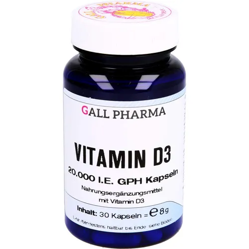 Vitamin D3 20.000 I.e. Gph Kapseln