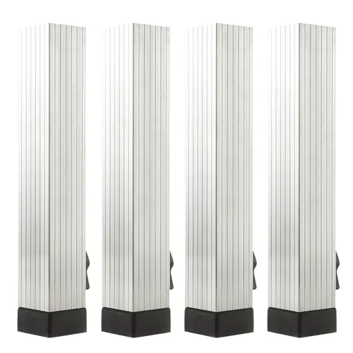LightmaXX ALU-STAGE Teleskopfüße Vario Set - Bühnen- & Deko-Leuchtmittel, 4x verstellbare Bühnenfüße von 40-60cm, robustes Aluminium für sicheren Stand, ideal für unebene Untergründe.