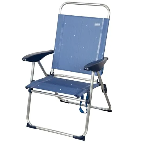 Gepolsterter Campingstuhl Aktive Blau