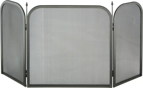 Kamin Funkenschutz klappbar - Sicherer Schutz für Ihr Zuhause - Kindersicherungen: Faltbarer Funkenschutzschirm aus Metall, ideal für Kamin und Öfen. Schützt vor Funken und sorgt für Sicherheit in jedem Raum.