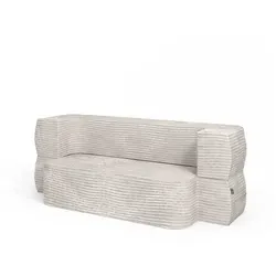 Vicco Sofa Lille Beige 190 cm mit Schlaffunktion von VitaliSpa®