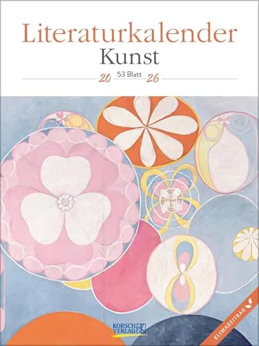 Literaturkalender Kunst 2026 von Korsch Verlag