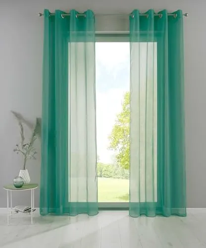 Vorhänge & Gardinen Petrol von YASMIN