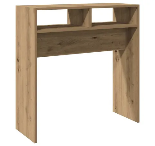 vidaXL Konsolentisch Artisan-Eiche 78x30x80 cm - Drohnen Zubehör: Stilvoller Konsolentisch aus hochwertigem Holzwerkstoff, ideal zur Organisation deiner Wohnräume und für dekorative Akzente.