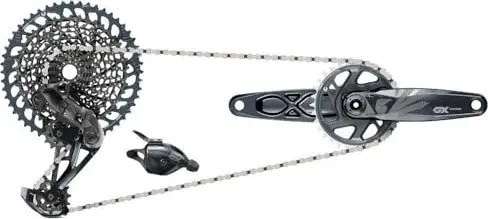 Sram GX Eagle DUB 170 B (102627) - Veloantrieb Komplettgruppe, leicht und robust für optimale Performance beim Mountainbiken.