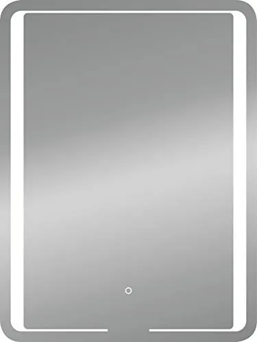 Moderne Wandmontage Leuchtspiegel Roomlight I - 60 x 80 cm - Badezimmer Wandspiegel mit LED-Beleuchtung (10,24 Watt, 4000K, 1056 Lumen) für optimale Lichtverhältnisse. Einfache Montage und hochkant aufhängbar.