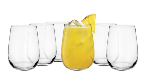 Trinkgläser 430ml Wassergläser Saftgläser Longdrinkgläser Cocktailgläser 6