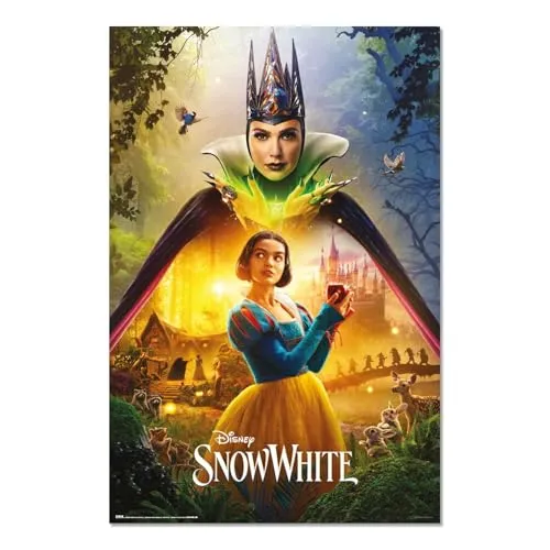 Grupo Erik Poster Disney Kunstdruck, Schneewittchen Poster, Deko Wohnzimmer oder Schlafzimmer, Größe 61 x 91 cm, Offizieller Fanartikel