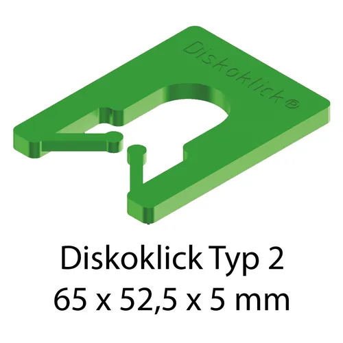 Distanzplatten Roto Glas-Tec Diskoklick Typ 2 von Roto