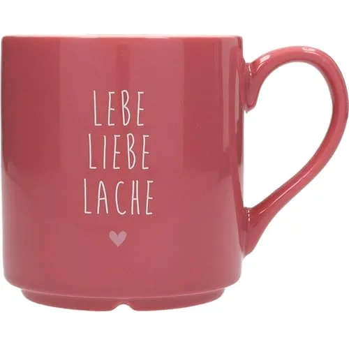 Depesche 0013594-001 Lieblingsbecher Motiv Nr. 1, Henkeltasse mit Spruch, 300 ml, aus Porzellan, teilweise mit Goldfolie und Innendruck