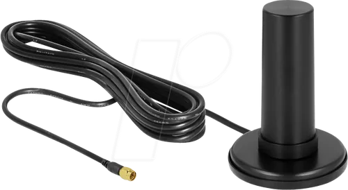 Delock 5G LTE Antenne - Magnetisch montierbar für Innen und Außen - WLAN-Zubehör mit ungerichteter 5G LTE Antenne, ideal für flexiblen Einsatz und verbesserte Netzwerkverbindung.