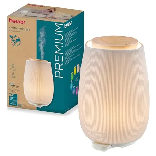 BEURER LA 45 Green Planet Aroma Diffuser - Düfte & Aromen, elegantes Design mit beruhigender Aromatherapie-Funktion für ein entspanntes Raumklima