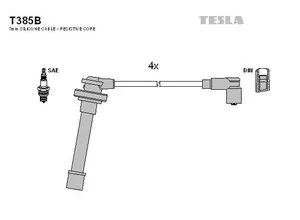Tesla Zündleitungssatz T385B von Tesla