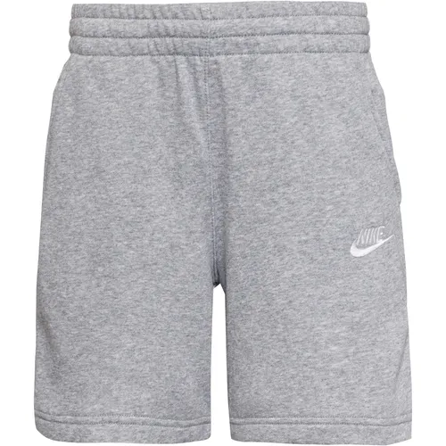 Nike NSW Club Shorts Jungen in dk grey heather-base grey-white, Größe 122/128